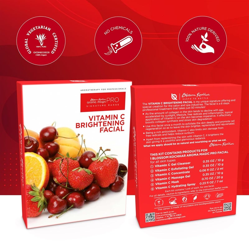Aroma Magic مجموعة عناية بالبشرة برو المكونة من 6 خطوات من أروما ماجيك لتفتيح البشرة بفيتامين C - Image 4