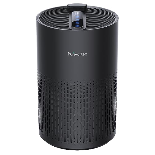 Purivortex Air Purifiers for Home, Quiet HEPA Air Filter for Pollen, Smoke, Dust, Pet Dander, Odor, Hair, Covers Up to 880 Sq Ft (Model: AC400 Black with Fragrance Sponge) - Image 5