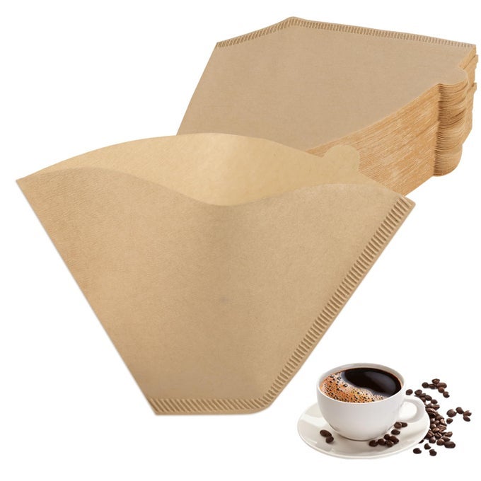 200 PCS 4 CONE COFFEE FILTER FOR NINJA DUAL BREW COFFEE MAKER DISPOSABLE 812 CUPS COFFEE PAPER FILTERS NATURAL BROWN UNBLEACHED COFFEE FILTERS FOR POUR OVER AND DRIP COFFEE MAKER