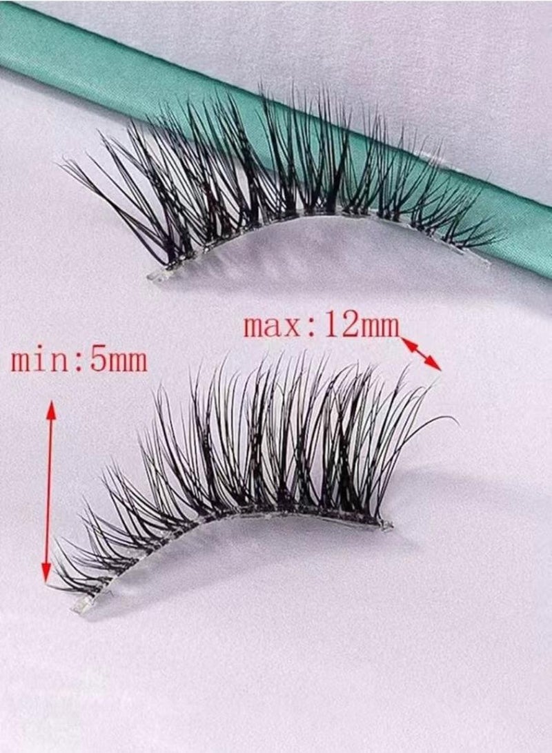 جمال 7 أزواج من الرموش الصناعية بنصف العين - Image 3