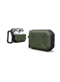 Urban Armor Gear UAG AirPods Pro Case, Civilian Protection Case/Cover Designed for AirPods Pro (2nd Gen) & Also fits Type C Version, Wireless Charging Compatible (AirPods Not Included) -Olive Drab