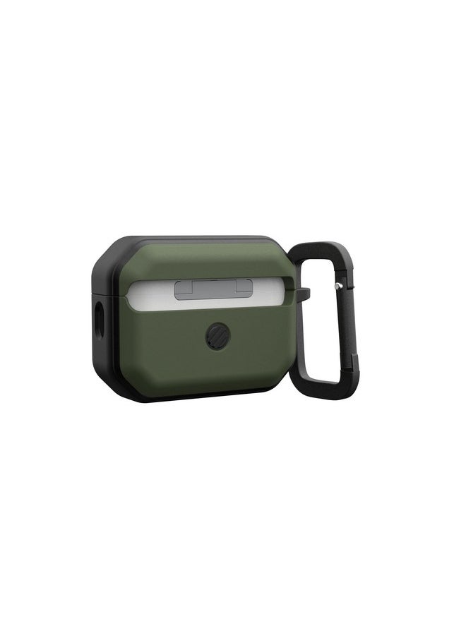 Urban Armor Gear - Urban Armor Gear UAG AirPods Pro Case, Civilian Protection Case/Cover Designed for AirPods Pro (2nd Gen) & Also fits Type C Version, Wireless Charging Compatible (AirPods Not Included) -Olive Drab - Image 1