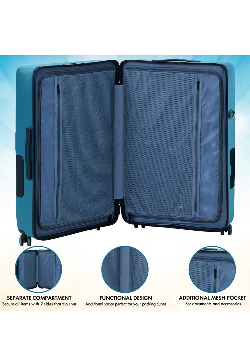 TACH - Connectable Luggage 28" Large Size Spinner Luggage with TSA Locks Hard Shell Patented Built-In Connecting System Easily Links 6 Bags - Image 1