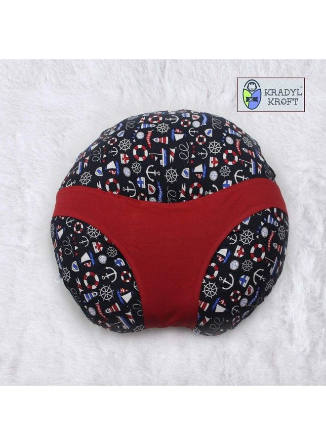 Kradyl Kroft Baby'S 5 In 1 Feeding Pillow With Detachable Cover ( Color Multicolor Columbus 2.0) - Image 4