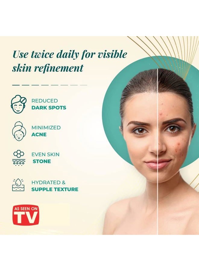 voilave Hyaluronic Acid Serum for Face - 100% Pure, Hydrating & Anti-Aging Formula with Collagen Peptides - Plumps, Moisturizes, Reduces Wrinkles & Dark Spots - Non-Greasy, Paraben-Free, 1 fl. oz - Image 4