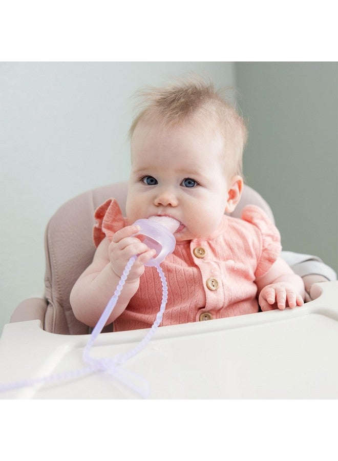 Olababy Silicone Strap for Baby Toys, Teethers, Sippy Cups, Bottles w Handles, Feeding Spoons, High Chairs, Strollers, Car Seats and Travel Essentials (2 Straps, Kiwi) - Image 2