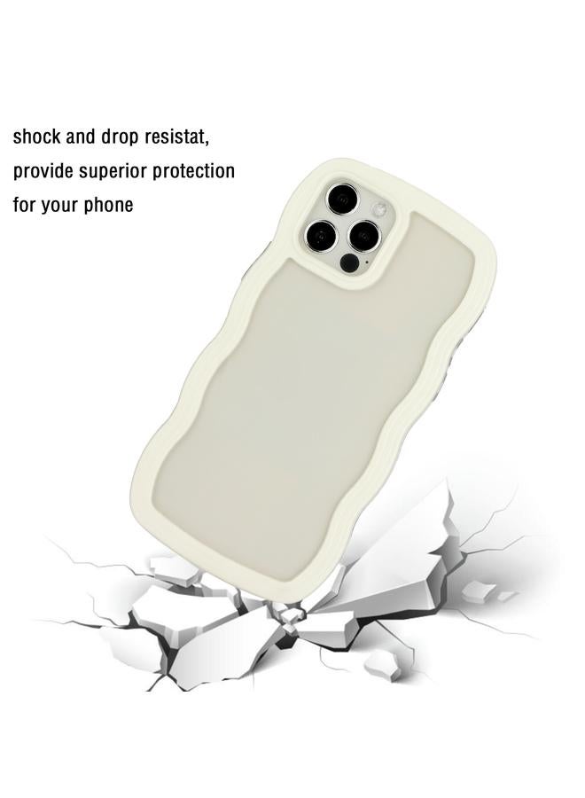 زبون جراب لهاتف iPhone 12 / 12 Pro، جراب شفاف من مادة TPU بلون الحلوى المموجة، لهاتف PC - Image 2