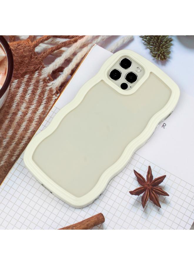 زبون جراب لهاتف iPhone 12 / 12 Pro، جراب شفاف من مادة TPU بلون الحلوى المموجة، لهاتف PC - Image 3