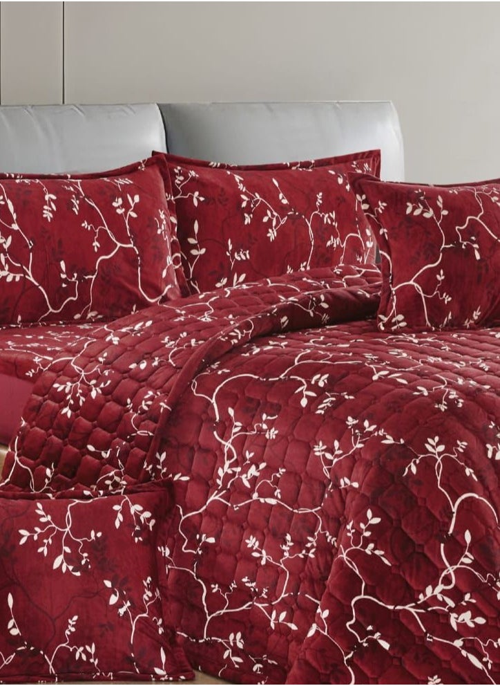 Moon Velvet printed bedspread, 6 pieces, size 250*230, for two people  - Image 2