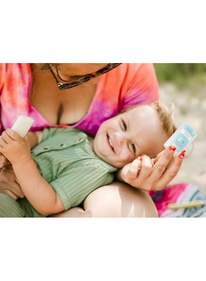 Babo Botanicals Sensitive Baby Mineral Sunscreen Stick SPF 50 - 70% Organic Ingredients - Zinc Oxide - NSF & MADE SAFE and EWG Certified - Water Resistant - Fragrance-Free - Babies & Kids - Image 3