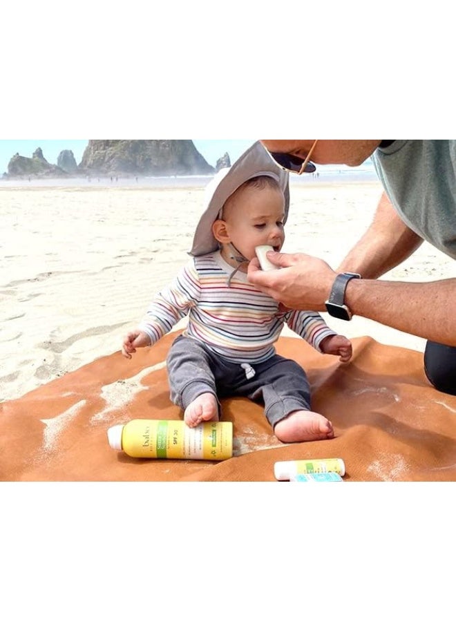 Babo Botanicals Sensitive Baby Mineral Sunscreen Stick SPF 50 - 70% Organic Ingredients - Zinc Oxide - NSF & MADE SAFE and EWG Certified - Water Resistant - Fragrance-Free - Babies & Kids - Image 4