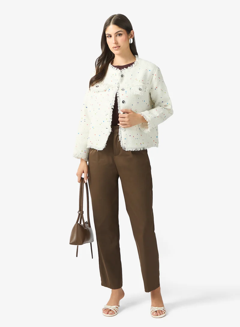 ELLA  Tweed Blazer for Women | Best Price UAE