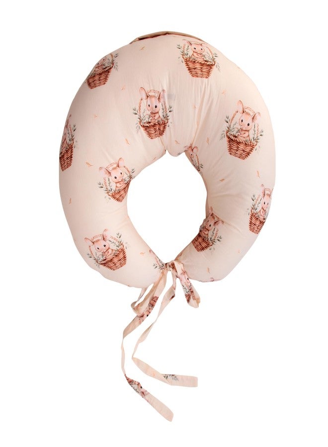 Bibs & cribs New Born Nursing Feeding Pillow Cotton Poplin Comfortable Infant Breastfeeding Pillows Support for Baby and Mom Cradle 0-24 Months Lightweight, Portable, Easy to Clean - Image 1