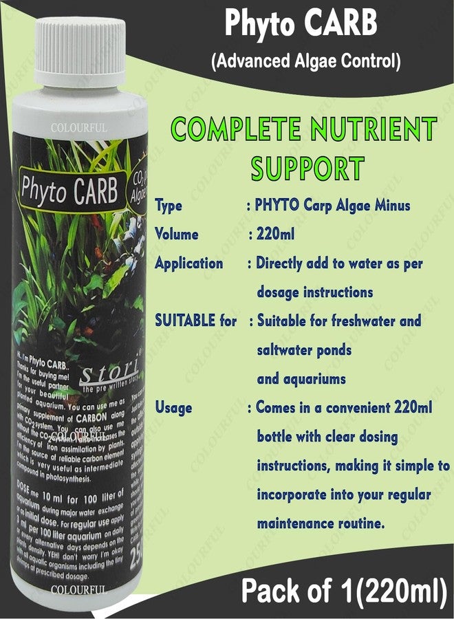 COLOURFUL - Aquatic Remedies 4-in-1 Plant Care Combo: Plant Health 220ml + Plant Food 220ml + K++ 220ml + Phyto Carb 220ml - Ultimate Aquarium Plant Nutrition Solution - Image 4