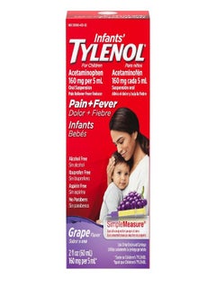 TYLENOL Infants' TYLENOL Oral Suspension, Grape, 2 Fl. Oz  - Image 1