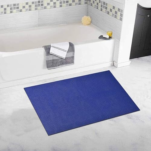 Yellow Weaves Anti Skid Multipurpose PVC Rubber Mat for Floor, Bathroom, Swimming Pool, Kitchen, Indoors, Outdoors | Color - Blue | Waterproof Entrance Doormat, Rain Jali Mat (2x3 Feet) - Image 3