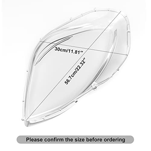 Topteng Headlight Replacement Lens Driver Passenger L+R PAIR For Corvette C6 2005 2006 2007-2011 2012 2013 - Image 2