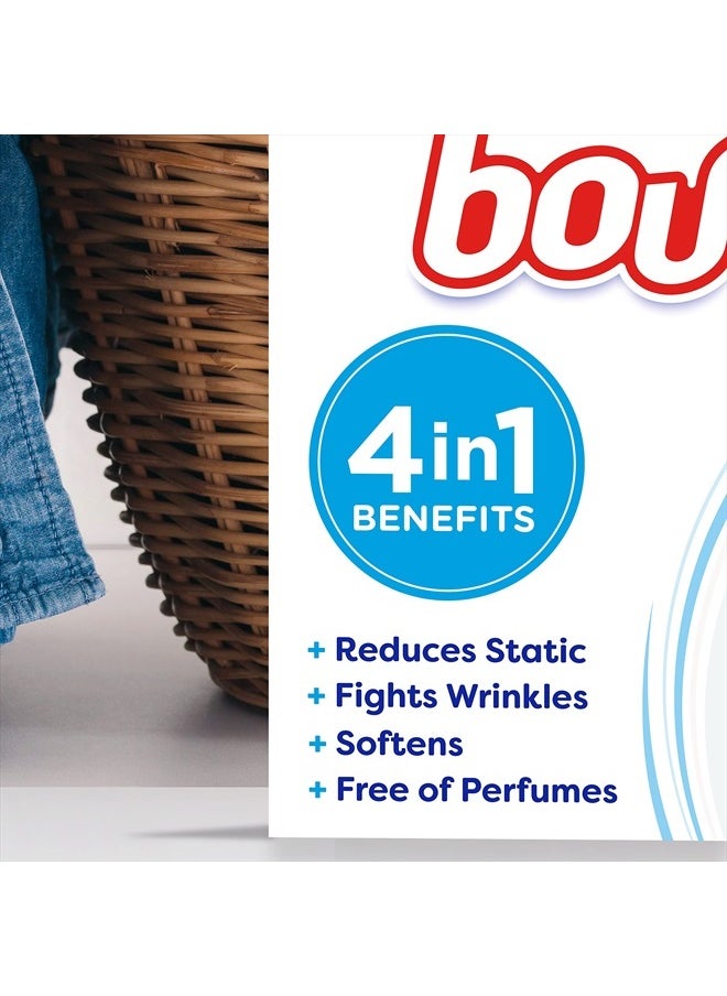 Bounce - Fabric Softener Dryer Sheets, Free & Gentle, 120 Count - Image 1