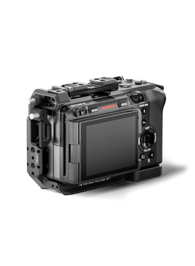 Tilta Full Camera Cage for FX3/FX30 V2 | Top Plate NATO Rail, Cold Shoe, 1/4""-20 and 3/8""-16 | Thumb Screw Design | Black - Image 4