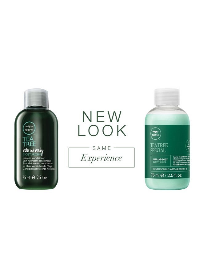 Tea Tree Hair And Body Moisturizer Leave In Conditioner, Body Lotion, After Shave Cream, For All Hair + Skin Types, 2.5 Fl. Oz. - Image 2