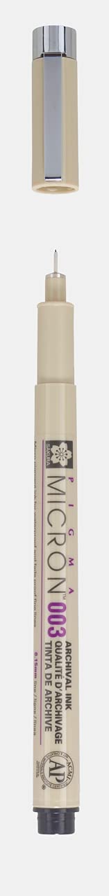 SAKURA PIGMA MICRON BLACK OPEN STOCK, PACK OF 2 PENS (003) - Image 2