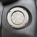 KPFILEH Rotary Push Start Button Cover Stylish Metal Car Engine Start Stop Button Decoration Dustproof Vehicle Interior Key Ignition Switch Protection Accessories for Most CarsSilver - Image 2