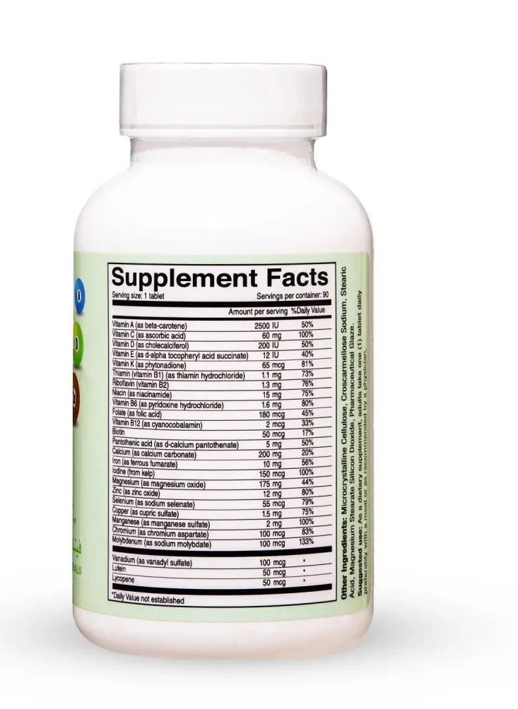 Arnet Pharmaceutical Ar Vita-Min, Tablets, Multivitamins & Minerals - 90 Tablets  - Image 2