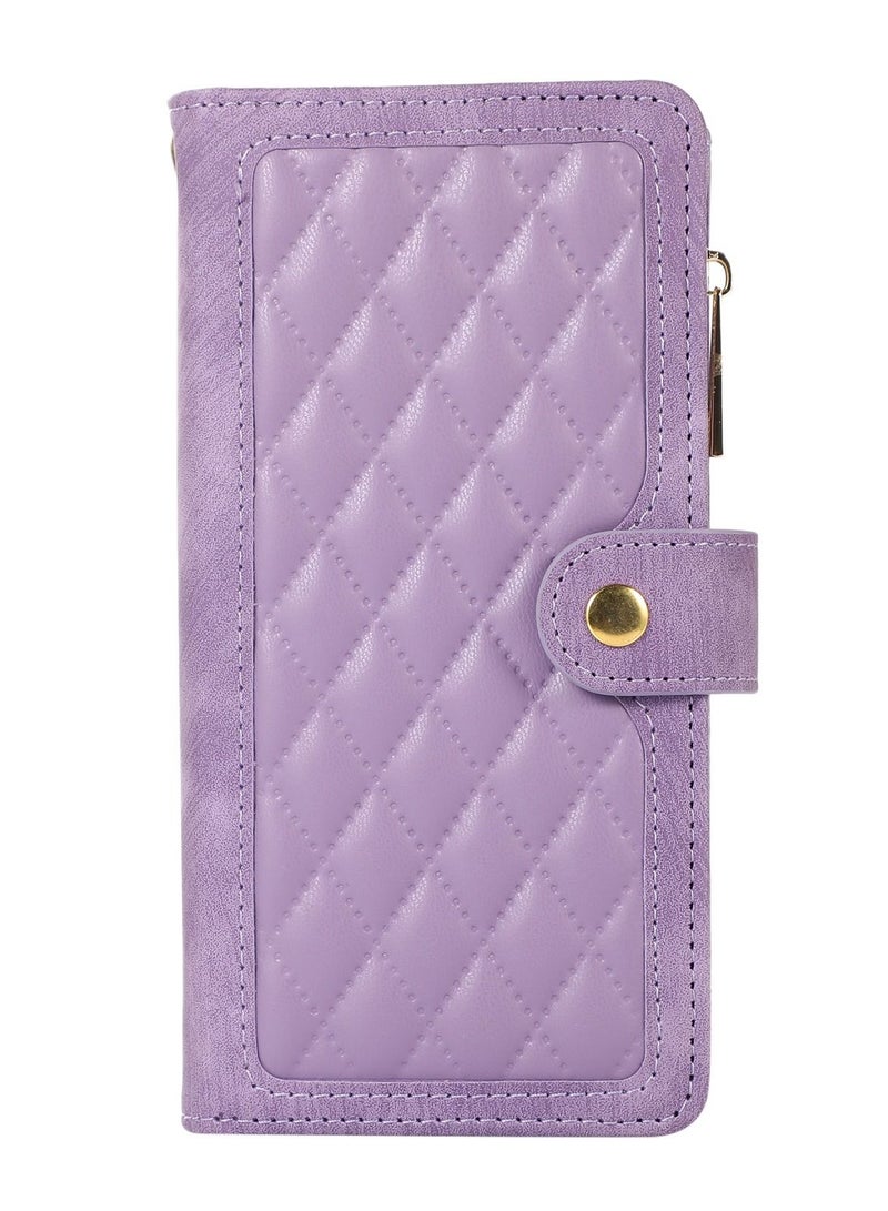 Suteni Flip Cover Card Slots Leather Phone Case for Samsung - Image 1