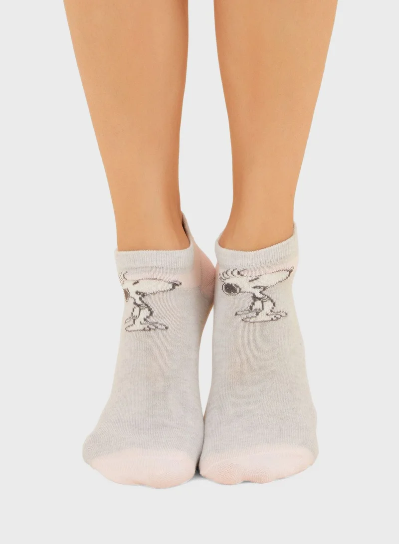 women'secret 3 Pack Low Knee Socks