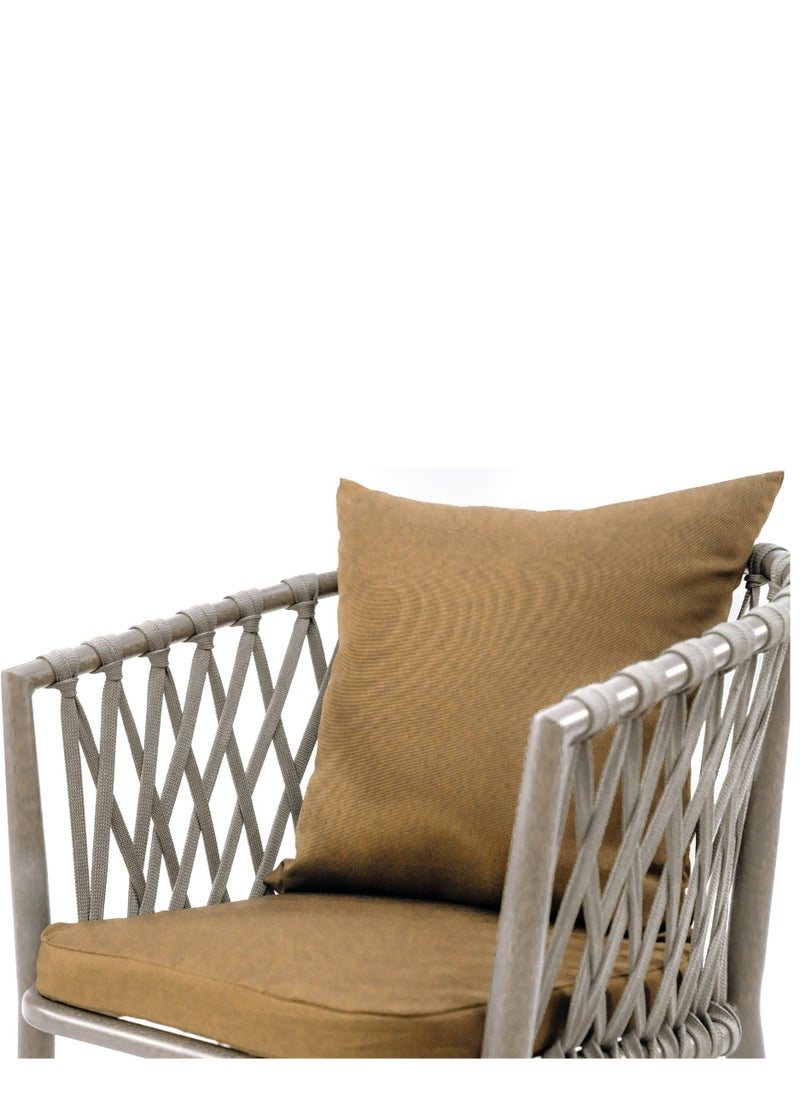 Swin Furniture Swin  Outstanding Aluminimum Frame WPC 6-Seater Outdoor Dining Set with Cushions for Balcony and Backyard  - Image 3