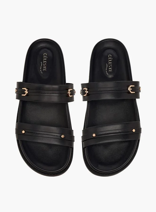 سيليست Women Buckle Detail Flat Sandals