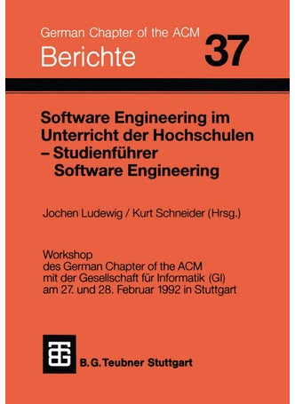 Software Engineering im Unterricht der Hochschulen SEUH '92 und Studienführer Software Engineering - pzsku/Z86517C0046C8C7FD638AZ/45/1749041696/99f2ebde-a46c-4133-9592-dfd687d7bc33