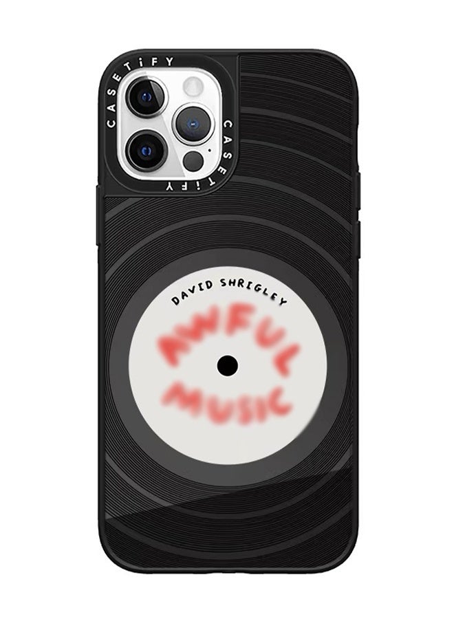 Casetify For iPhone 15 Pro Max Case -Black Vinyl Record Design Protective Case - Image 1