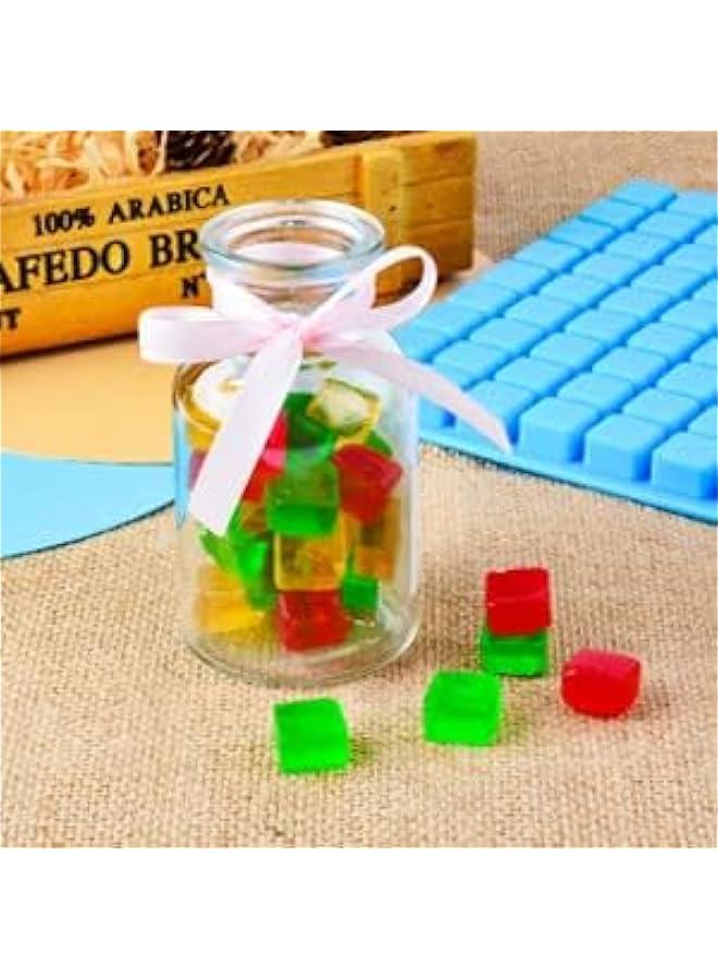 Square Silicone Candy Molds - Mini Silicone Molds for Hard Candy, Chocolate, Gummy, Caramel, Ganache, Ice Cubes (3) - Image 5