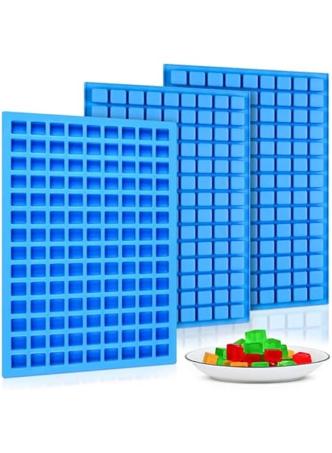 Square Silicone Candy Molds - Mini Silicone Molds for Hard Candy, Chocolate, Gummy, Caramel, Ganache, Ice Cubes (3) - Image 1