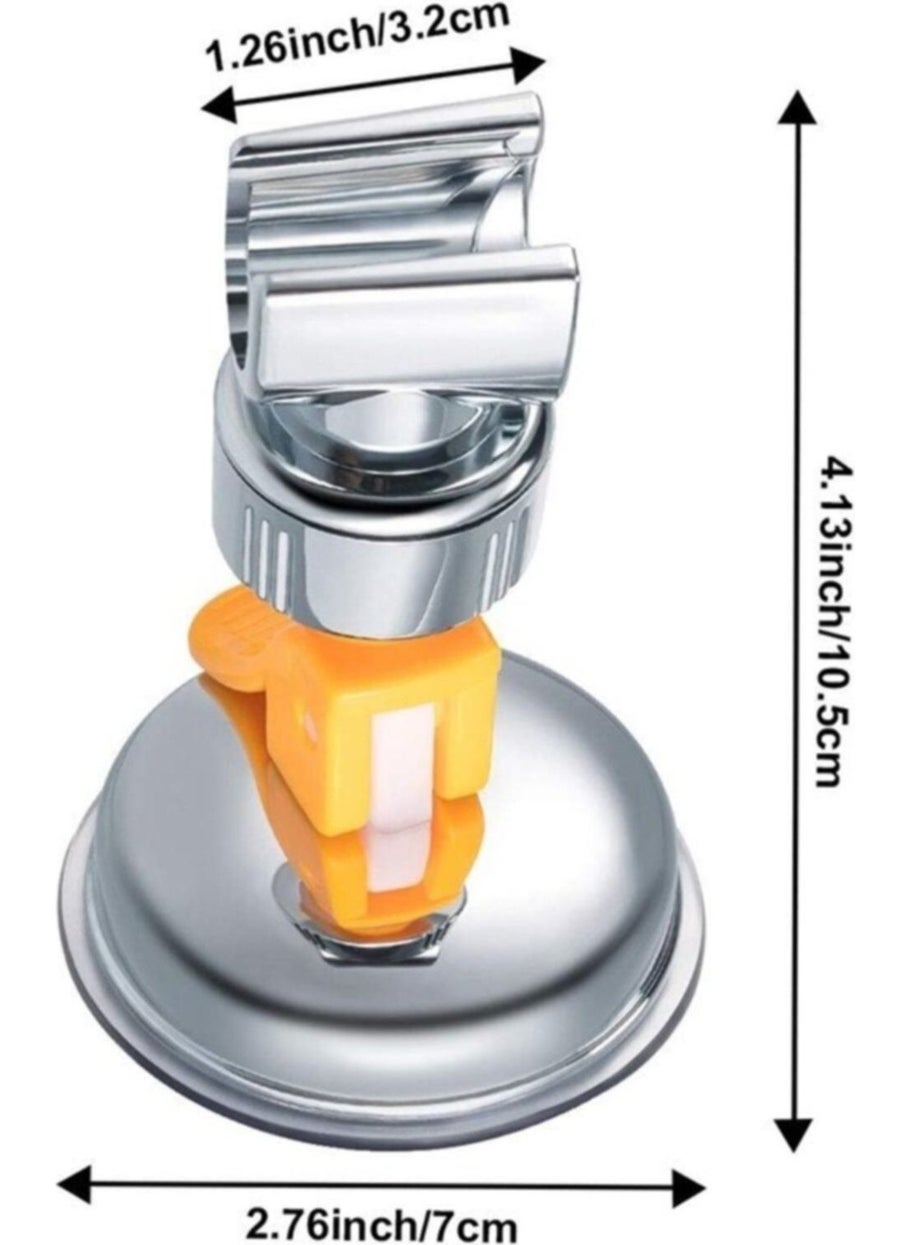 Wuvera Strong Vacuum Shower Head Holder Hanger Adjustable Suction Cup Shower Head Holder  - Image 3