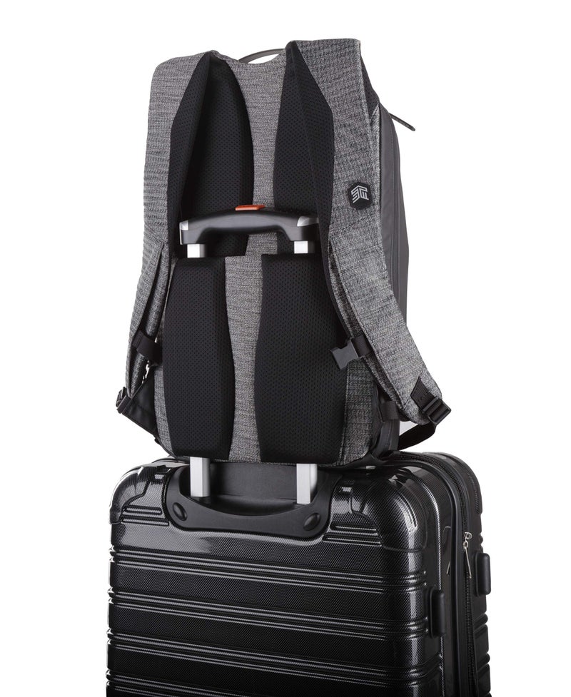 STM Myth 18L Laptop Backpack - Durable, Stylish, and Laptop Backpack with Pockets - Fits 15-Inch Laptop and 16-Inch MacBook Pro with Laptop Protection - Granite Black (stm-117-186P-01) - Image 5