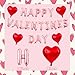 Tagberoy Rose Gold Happy Valentines Day Balloons 16 Inch Valentines Decorations Balloons Red Heart Balloon for Valentine Day Decorations for Party Hotel Room Office Classroom - Image 4