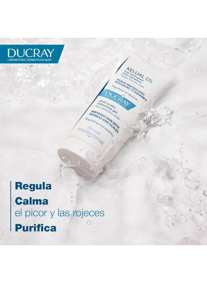 Ducray Kelual DS Anti-Scales Cleansing Gel Seborrheic Dermatitis 200ml - Image 2