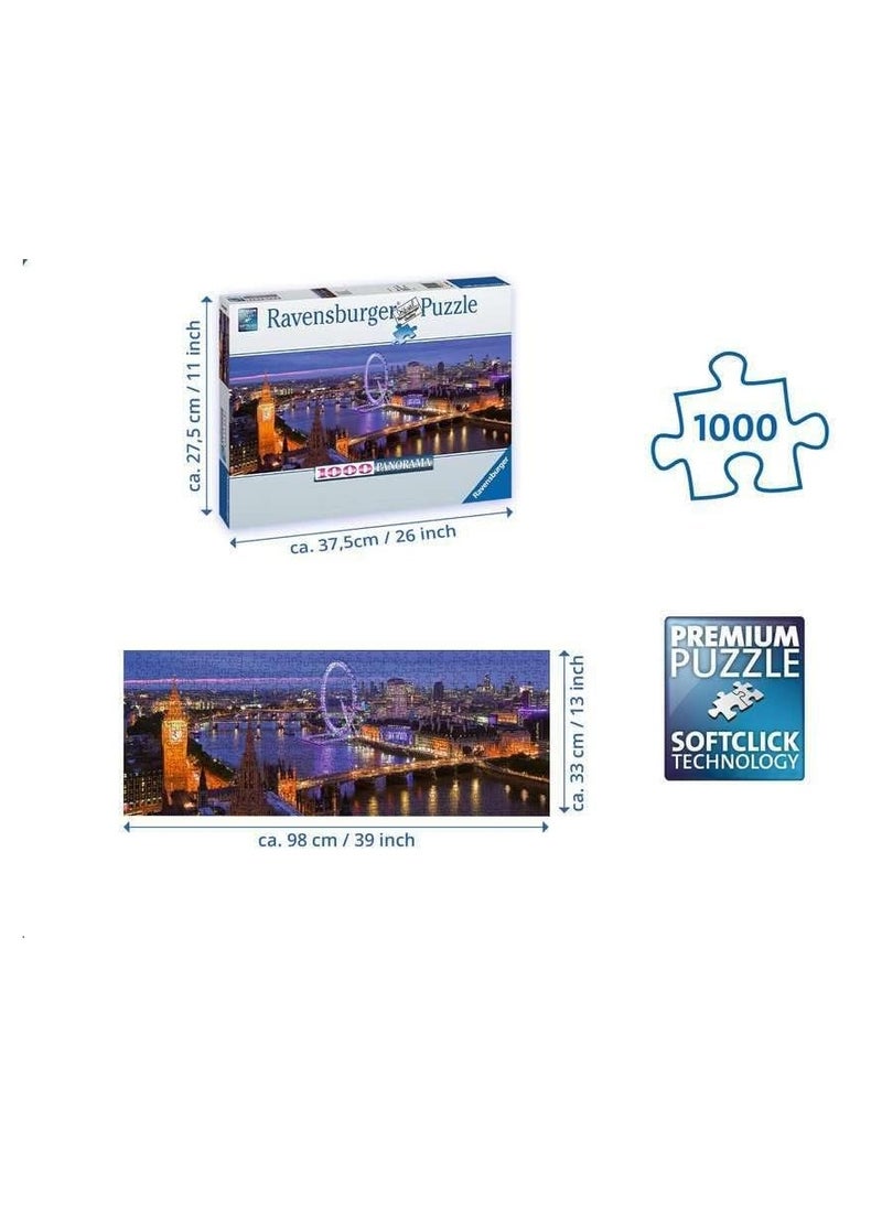 Ravensburger Ravensburger London at Night Panorama puzzle - 1000pcs - No:15064  - Image 3
