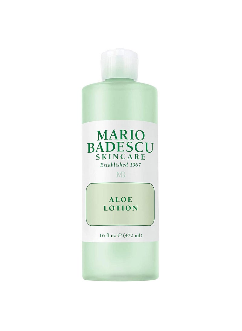 MARIO BADESCU Mario Badescu Aloe Lotion Mild Toner for Face - Soothing & Refreshing Aloe-infused Pore Cleanser Skin Care - Face Toner to Calm, Soothe & Refresh Skin 472ml  - Image 1