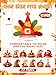 ShinyMatch 36 Pcs Thanksgiving Turkey Party Favors Set Turkey Felt Hat Bead Necklace Sunglass for Cosplay Party Photo Props - Image 4