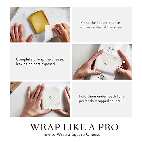 Formaticum 15-Pack Zero Cheese Storage Paper, Compostable, Biodegradable, and Plastic-Free Paper to Keep Cheese and Charcuterie Fresh, Kitchen Organization 9 x 13 Inches - Image 4