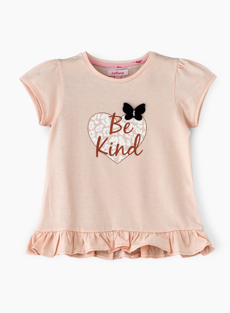 Jelliene Knit Top With Print In Front - Image 1