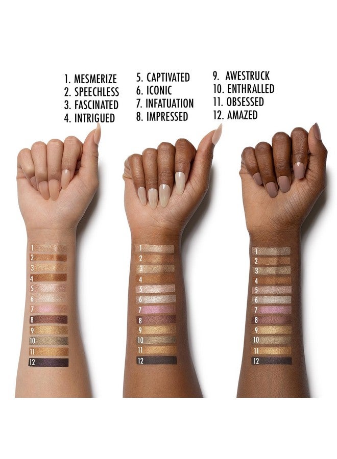 بلاك راديانس لوحة ظلال العيون بلاك راديانس بريليانت إيفكتس، 12 بودرة شديدة الصبغة، قابلة للبناء والمزج، متعددة الاستخدامات، من الساتان إلى اللمعان، خالية من القسوة ونباتية - ستارستراك - Image 3