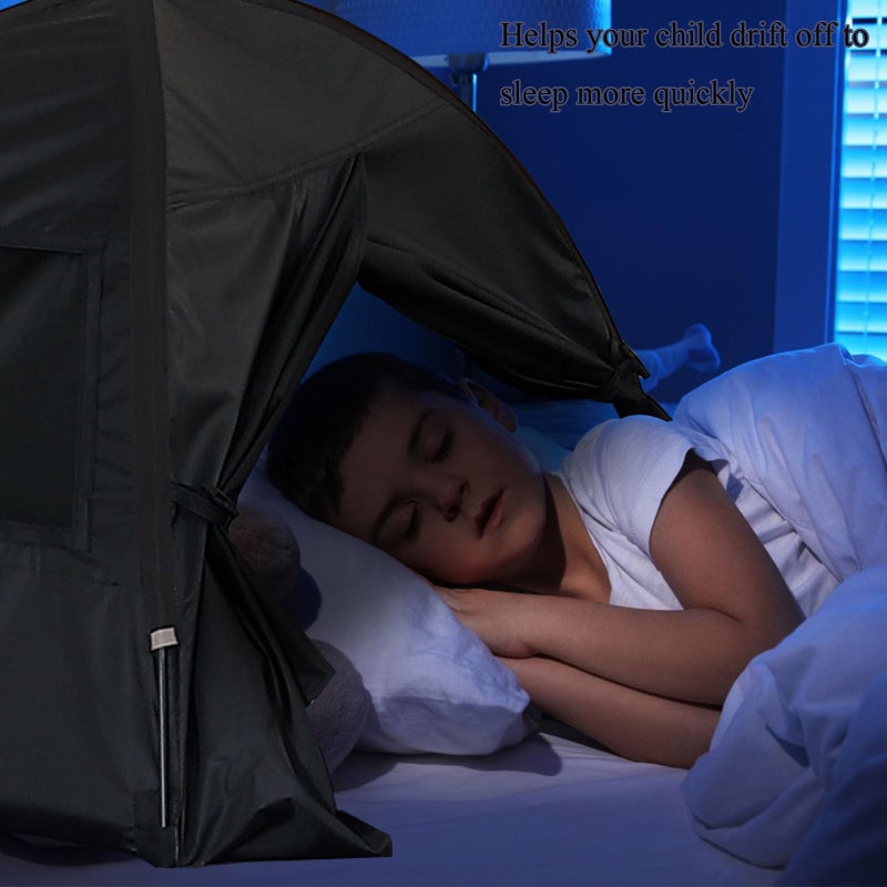 BOENBRO Sleep Bed Tent Light-Blocking Privacy Tent Blackout Canopy to Improve Sleep Anytime, Anywhere. Perfect for Nightshift, Dorms, Travel, Naps and Relaxation - Image 4