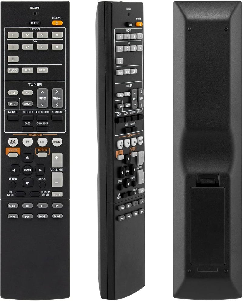BOMAZ Replacement Remote Control for Yamaha RX-V283 RX-V483 RX-V485 RX-V377 RX-V377BL RX-V373 RX-V385 RX-V379 HTR-3067 YHT-4910U RX-V477 Stereo Receiver - Image 3