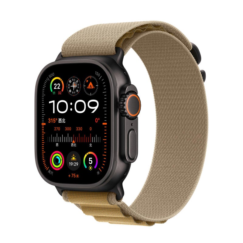 erorex For Apple Watch 42Mm / 41Mm / 40Mm / 38Mm Alpine Loop Nylon Watch Band(Tan Black Buckle) - Image 1