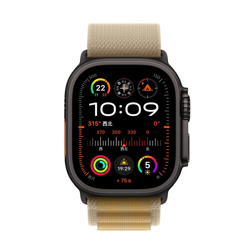 erorex For Apple Watch 42Mm / 41Mm / 40Mm / 38Mm Alpine Loop Nylon Watch Band(Tan Black Buckle) - Image 2