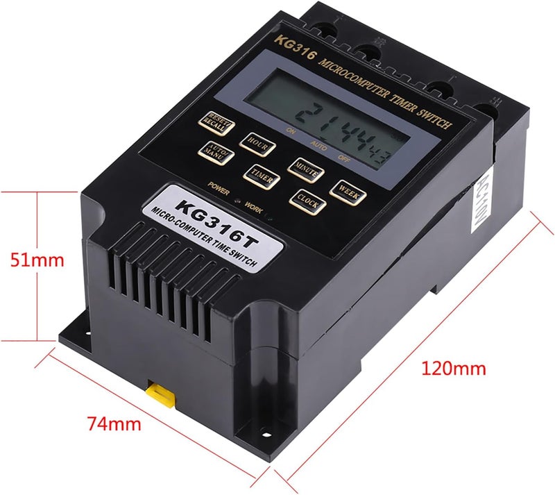 Microcomputer Time Switch LCD Digital Display Timer Controller for Street Lamps and Home Appliances - Image 5